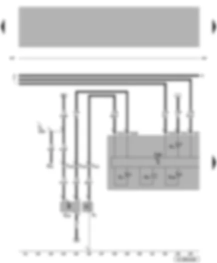 Wiring Diagram  VW NEW BEETLE 2010 - Oil pressure switch - speedometer sender - control unit in dash panel insert